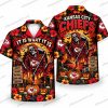 Kansas City Chiefs Hello Kitty Pumpkin Night Halloween Hawaiian Shirt Kansas City Chiefs Hello Kitty Pumpkin Night Halloween Hawaiian Shirt