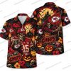 Kansas City Chiefs Reaper Stadium Night Halloween Hawaiian Shirt Kansas City Chiefs Reaper Stadium Night Halloween Hawaiian Shirt