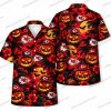 Kansas City Chiefs Dark Haunted Tropical Repeat Halloween Hawaiian Shirt Kansas City Chiefs Dark Haunted Tropical Repeat Halloween Hawaiian Shirt