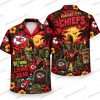 Kansas City Chiefs Red Hood Pumpkin Night Halloween Hawaiian Shirt
