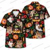 Kansas City Chiefs Dark Red Repeat Halloween Hawaiian Shirt Kansas City Chiefs Dark Red Repeat Halloween Hawaiian Shirt