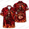 Kansas City Chiefs Michael Myers Pumpkin Night Halloween Hawaiian Shirt