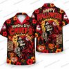 Kansas City Chiefs Ghostface Moonlit Graphic Halloween Hawaiian Shirt Kansas City Chiefs Ghostface Moonlit Graphic Halloween Hawaiian Shirt