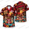 Kansas City Chiefs Hellhound Graveyard Halloween Hawaiian Shirt Kansas City Chiefs Hellhound Graveyard Halloween Hawaiian Shirt