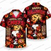 Kansas City Chiefs Monster Pumpkin Repeat Halloween Hawaiian Shirt Kansas City Chiefs Monster Pumpkin Repeat Halloween Hawaiian Shirt