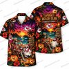 Kansas City Chiefs Ghostface Heart Pattern Halloween Hawaiian Shirt Kansas City Chiefs Ghostface Heart Pattern Halloween Hawaiian Shirt