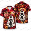 Kansas City Chiefs Hello Kitty Skeleton Halloween Hawaiian Shirt Kansas City Chiefs Hello Kitty Skeleton Halloween Hawaiian Shirt