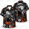 Las Vegas Raiders Gothic Castle Pumpkin Halloween Hawaiian Shirt Las Vegas Raiders Gothic Castle Pumpkin Halloween Hawaiian Shirt