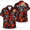 Las Vegas Raiders Michael Myers Red Night Halloween Hawaiian Shirt Las Vegas Raiders Michael Myers Red Night Halloween Hawaiian Shirt