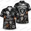 Las Vegas Raiders Hello Kitty Halloween Halloween Hawaiian Shirt