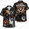 Las Vegas Raiders Mickey Mouse Pumpkin Halloween Hawaiian Shirt