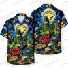 Los Angeles Chargers Beach Skeleton Ghost Vacation Halloween Hawaiian Shirt Los Angeles Chargers Beach Skeleton Ghost Vacation Halloween Hawaiian Shirt