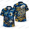Los Angeles Chargers Cartoon Mummy Moonlight Halloween Hawaiian Shirt
