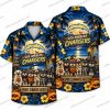 Los Angeles Chargers Horror Clown Pumpkin Night Halloween Hawaiian Shirt Los Angeles Chargers Horror Clown Pumpkin Night Halloween Hawaiian Shirt