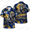 Los Angeles Rams Haunted Rams Pumpkin City Halloween Hawaiian Shirt