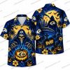 Los Angeles Rams Black Cat What Halloween Hawaiian Shirt Los Angeles Rams Black Cat What Halloween Hawaiian Shirt