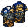Los Angeles Rams Slasher Ensemble Trick or Rams Halloween Hawaiian Shirt Los Angeles Rams Slasher Ensemble Trick or Rams Halloween Hawaiian Shirt