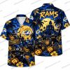 Los Angeles Rams Grim Reaper Praying Stadium Halloween Hawaiian Shirt Los Angeles Rams Grim Reaper Praying Stadium Halloween Hawaiian Shirt