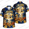 Los Angeles Rams Black Cat What Halloween Hawaiian Shirt Los Angeles Rams Black Cat What Halloween Hawaiian Shirt