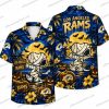 Los Angeles Rams Slasher Ensemble Trick or Rams Halloween Hawaiian Shirt Los Angeles Rams Slasher Ensemble Trick or Rams Halloween Hawaiian Shirt