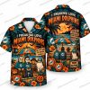 Miami Dolphins Grim Reaper Melting Team Emblem Halloween Hawaiian Shirt Miami Dolphins Grim Reaper Melting Team Emblem Halloween Hawaiian Shirt