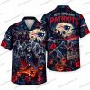 New England Patriots Horror Clown Football Halloween Hawaiian Shirt New England Patriots Horror Clown Football Halloween Hawaiian Shirt
