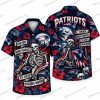 New England Patriots Grim Reaper Jack-o’-Lantern Halloween Hawaiian Shirt New England Patriots Grim Reaper Jack-o’-Lantern Halloween Hawaiian Shirt