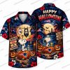 New England Patriots Black Cats Pumpkin Night Halloween Hawaiian Shirt New England Patriots Black Cats Pumpkin Night Halloween Hawaiian Shirt