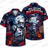New England Patriots Ghostface Hello Kitty Mashup Halloween Hawaiian Shirt