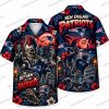 New England Patriots Ghostface Hello Kitty Mashup Halloween Hawaiian Shirt