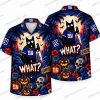 New York Giants Ghostface Hello Kitty Mashup Halloween Hawaiian Shirt New York Giants Ghostface Hello Kitty Mashup Halloween Hawaiian Shirt