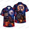 New York Giants Ghostface Knife Night Halloween Hawaiian Shirt