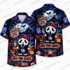New York Giants Black Cat Halloween Reaction Hawaiian Shirt