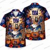 New York Giants Cartoon Mummy Pumpkin Night Halloween Hawaiian Shirt