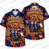 New York Giants Black Cat Halloween Reaction Hawaiian Shirt