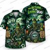 New York Jets Grim Reaper Graveyard Orb Halloween Hawaiian Shirt