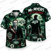 New England Patriots Spooky Schnauzer Society Halloween Hawaiian Shirt