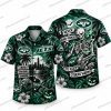 New York Jets Michael Myers Pumpkin Night Halloween Hawaiian Shirt New York Jets Michael Myers Pumpkin Night Halloween Hawaiian Shirt