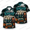 Philadelphia Eagles Sheet Ghost Trick Or Fly Halloween Hawaiian Shirt