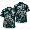Philadelphia Eagles Ghostface Knife Night Halloween Hawaiian Shirt