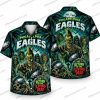 Philadelphia Eagles Michael Myers CEO Halloween Hawaiian Shirt Philadelphia Eagles Michael Myers CEO Halloween Hawaiian Shirt