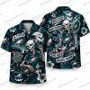 Philadelphia Eagles First Day Halloween Creature Hawaiian Shirt Philadelphia Eagles First Day Halloween Creature Hawaiian Shirt