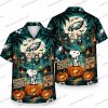 Philadelphia Eagles First Day Halloween Creature Hawaiian Shirt Philadelphia Eagles First Day Halloween Creature Hawaiian Shirt