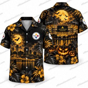 Pittsburgh Steelers Haunted Stadium Collection Halloween Hawaiian Shirt Pittsburgh Steelers Haunted Stadium Collection Halloween Hawaiian Shirt