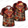 San Francisco 49ers Black Cat Pumpkin Bridge Halloween Hawaiian Shirt