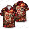 San Francisco 49ers Skeleton Beach Club Halloween Hawaiian Shirt