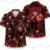 San Francisco 49ers Classic Horror Ensemble Halloween Hawaiian Shirt