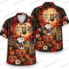 Los Angeles Rams Ghostface Hello Kitty Mashup Halloween Hawaiian Shirt