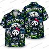 Seattle Seahawks Snoopy Mummy Halloween Hawaiian Shirt