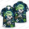 Seattle Seahawks Ghostface Hello Kitty Mashup Halloween Hawaiian Shirt